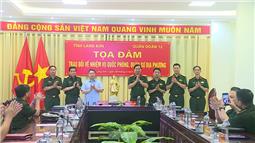 Tỉnh Lạng Sơn và Quân đoàn 12 tổ chức Tọa đàm trao đổi về nhiệm vụ quốc phòng, quân sự địa phương
